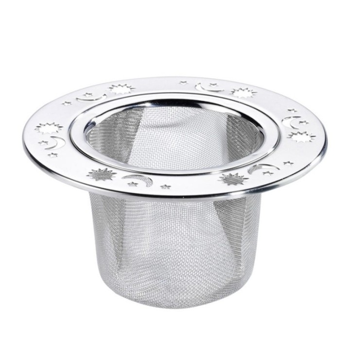 Reusable steel tea filter