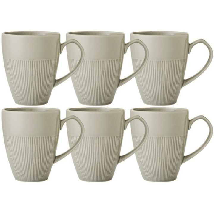 Colormix Mugs 32 cl 6 pcs Gray