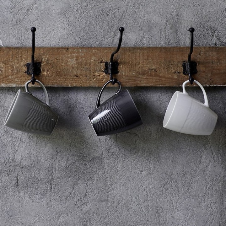 Colormix Mugs 32 cl 6 pcs Anthracite gray