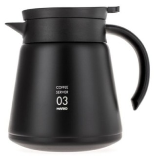 Hario V60-03 Stainless Steel Server 0.8 L Black