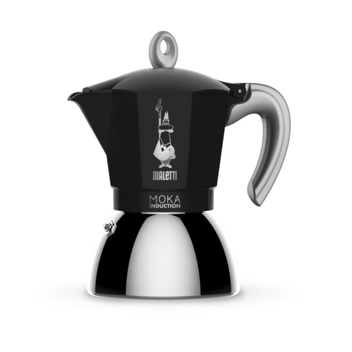 Bialetti Moka Induction 4-Cup Espresso Pot Black