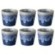 Costa Nova Gres Espressokopper 10 cl 6 Stk Blå