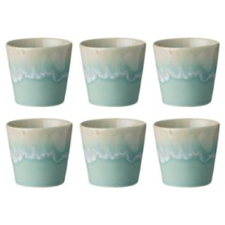 Costa Nova Stoneware Espresso Cups 10 cl 6 pcs Mint