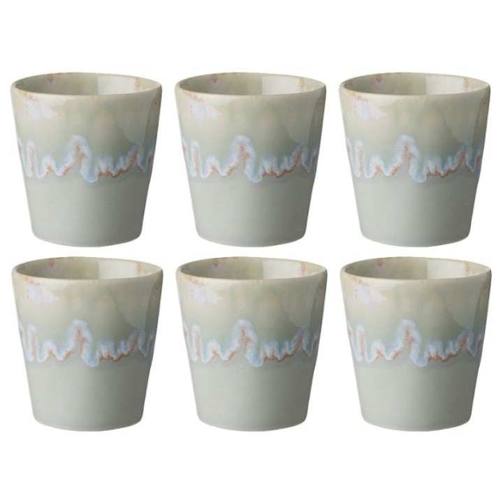 Costa Nova Stoneware Mugs 21 cl 6 pcs Gray