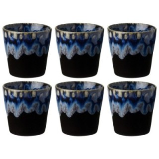 Costa Nova Stoneware Mugs 21 cl 6 pcs Black