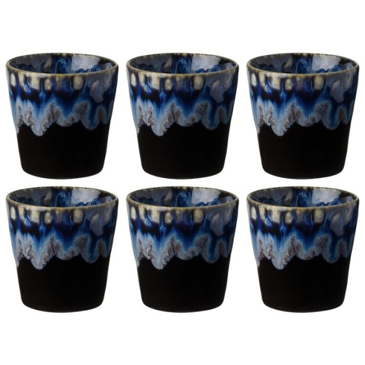 Costa Nova Stoneware Mugs 21 cl 6 pcs Black