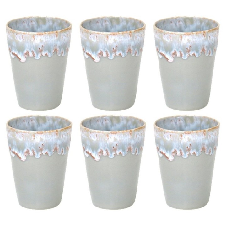Costa Nova Stoneware Mug 38 cl 6 pcs Gray