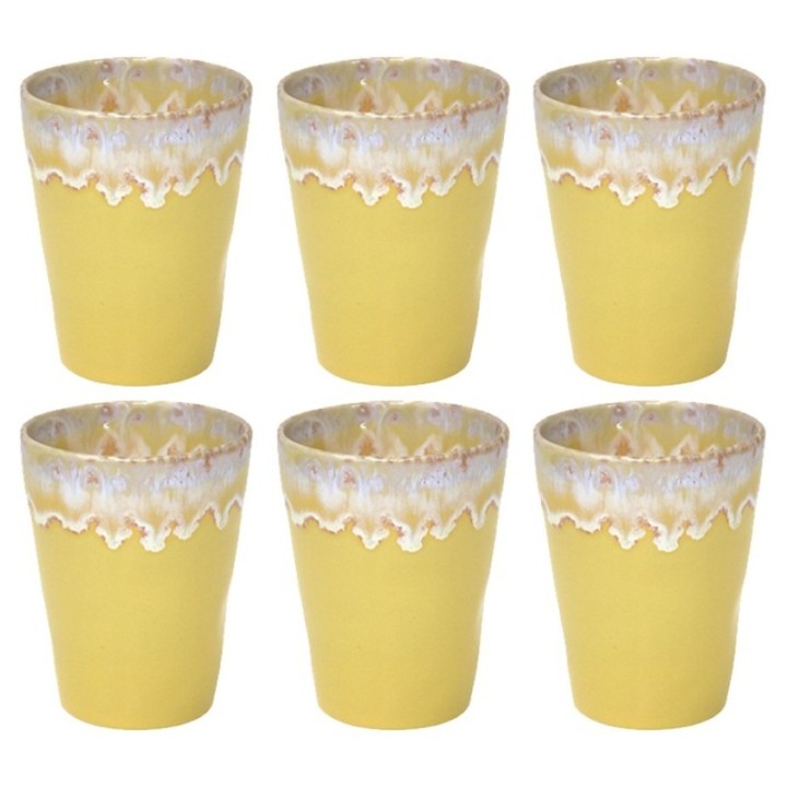 Costa Nova Stoneware Mug 38 cl 6 pcs Yellow