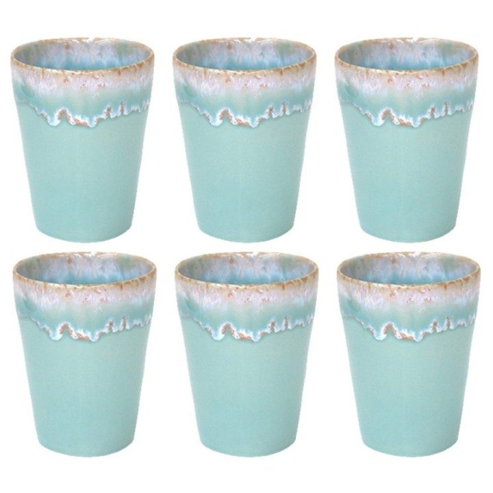 Costa Nova Stoneware Mugs 38 cl 6 pcs Mint
