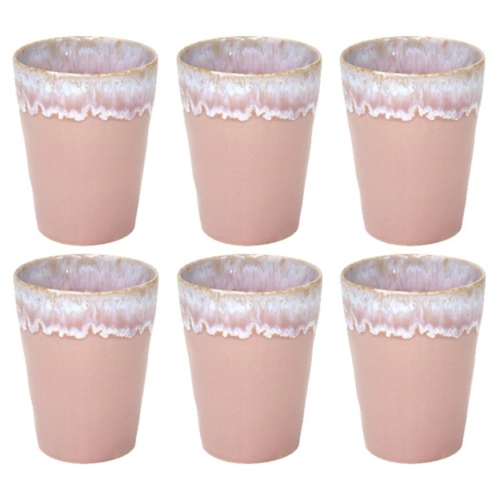 Costa Nova Stoneware Mug 38 cl 6 pcs Pink