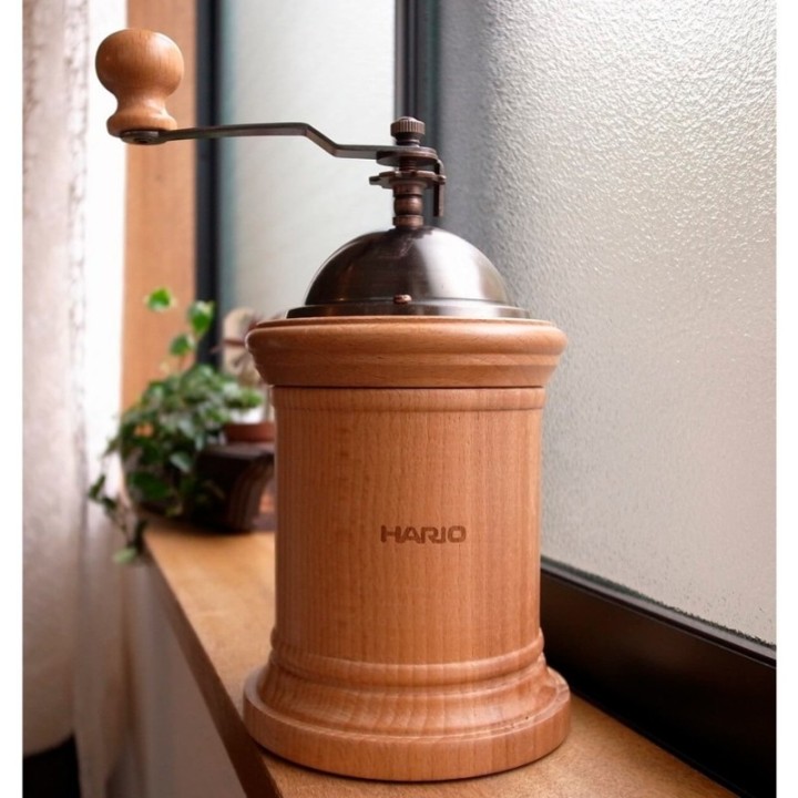 Hario Column Manual Coffee Grinder Wood