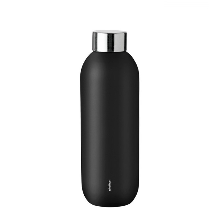 Stelton Keep Cool thermos bottle 0.6 L Black