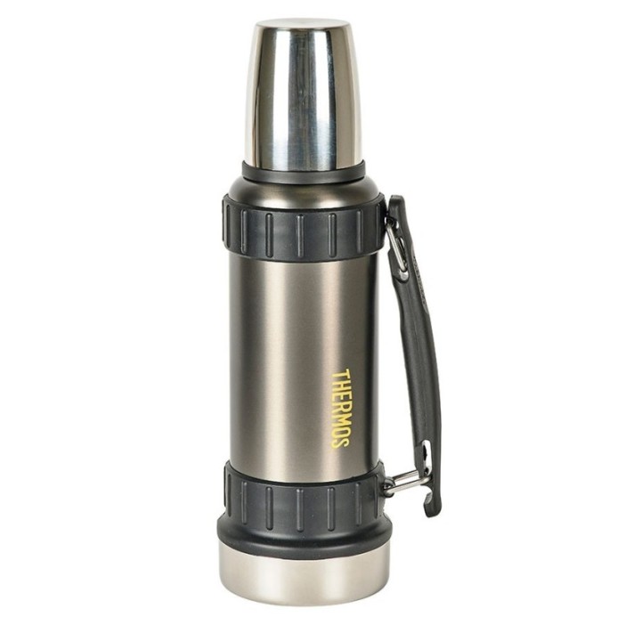 Thermos Work Thermos Bottle 1.2 L Glossy Gray