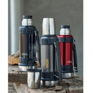 Thermos Work Thermos Bottle 1.2 L Glossy Gray
