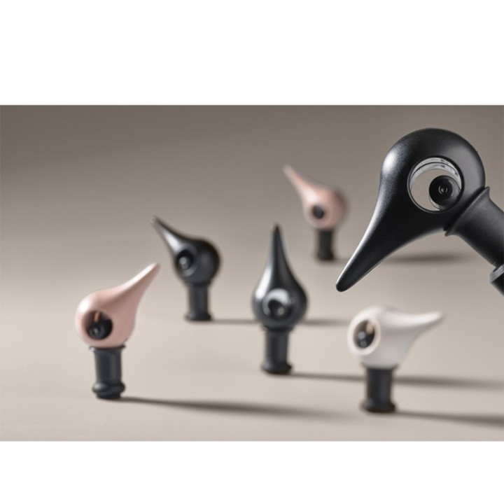 Zone Rocks Black Wine Stopper