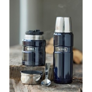 Thermos Stainless King Insulated Bottle 0.47 L Dark Blue