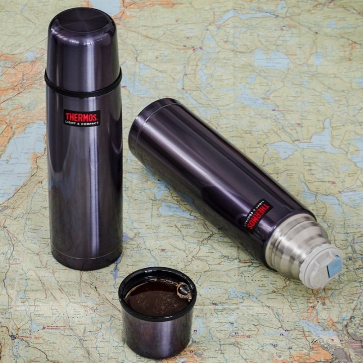 Thermos Light & Compact Vacuum Flask 1 L Midnight Blue