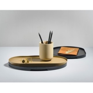 Zone Singles Tray 35 cm Black