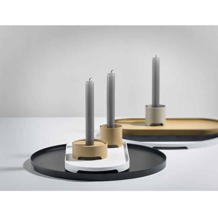 Zone Singles Tray 35 cm Black