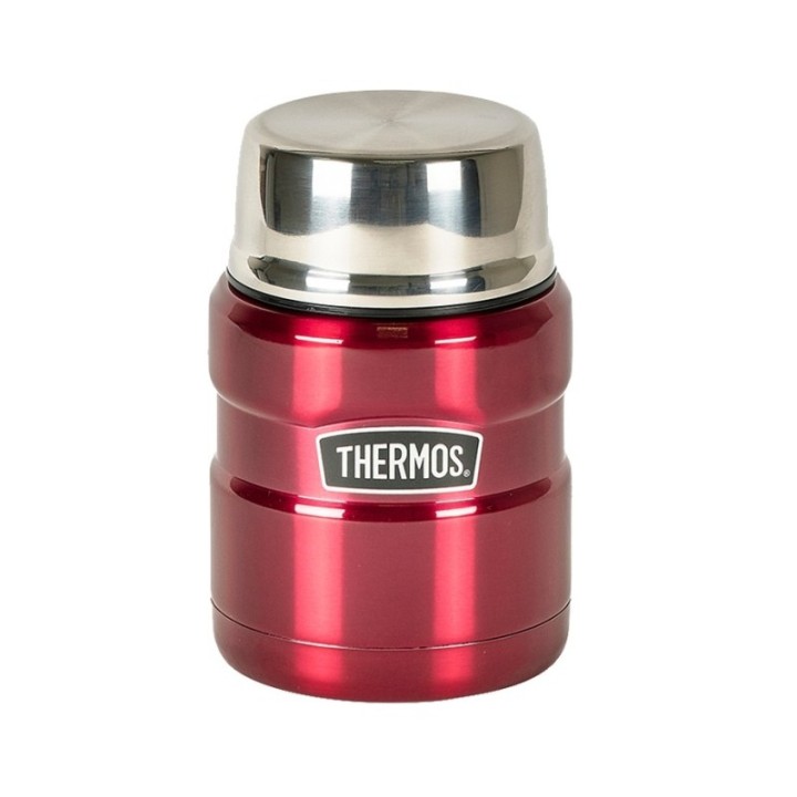 Thermos Food thermos bottle 0.47 L Dark red