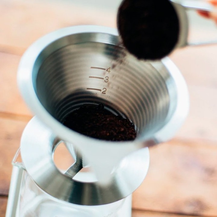 Hario V60-02 Metal Dripper 2 Cup.