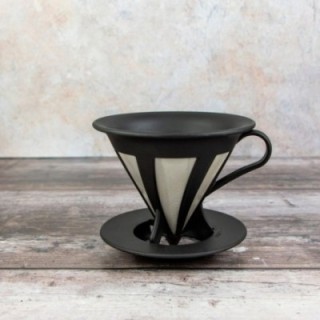 Hario Cafeor 02 Dripper Black 2-Cup.