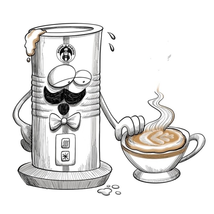 House of Barista Electric Milk Frother