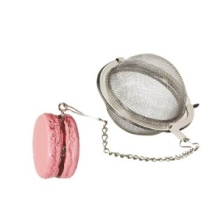 Tesi on a chain with macaron charm incl. Østerlandsk Thehus Kiss Me Quick