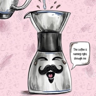 Coffee poster Rigtig Kaffe POUR OVER 21x30cm