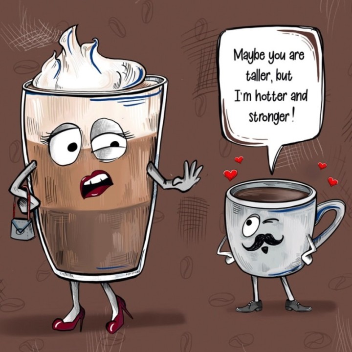 Coffee poster Rigtig Kaffe 2 Brown Posters 21x30cm