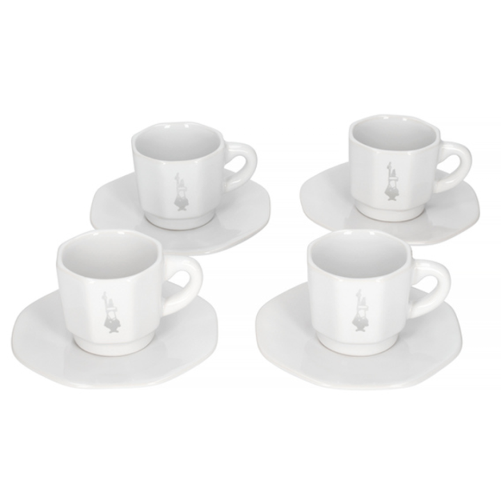 Bialetti Espresso cups incl. saucers 4 pcs