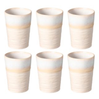 Costa Nova Notos Mugs 13 cl 6 pcs Cream