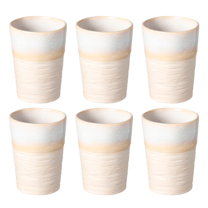 Costa Nova Notos Mugs 13 cl 6 pcs Cream