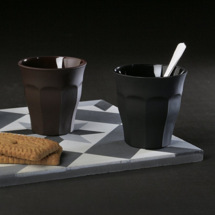 Duralex Picardie Café glasses 9 cl 6 pcs Black