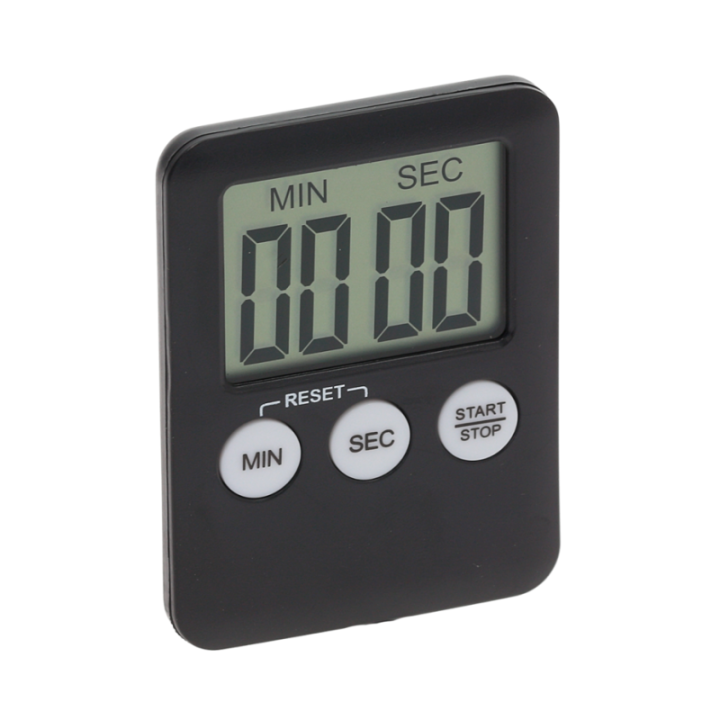 Black digital timer