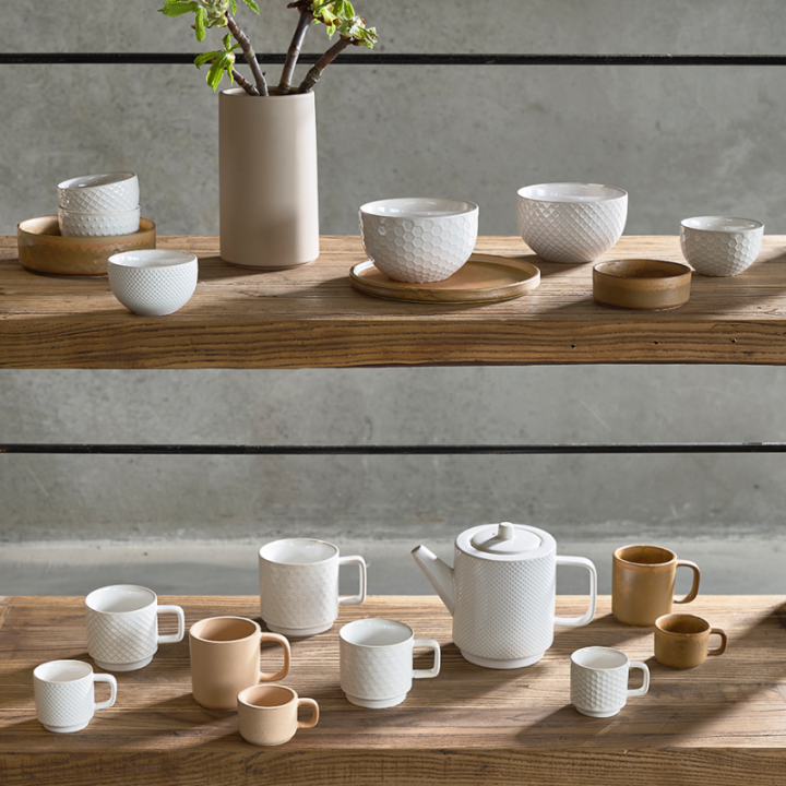 Villa Collection Elstra Teapot 1 L Off-white