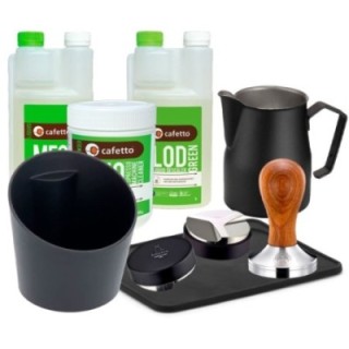 Barista package including care package