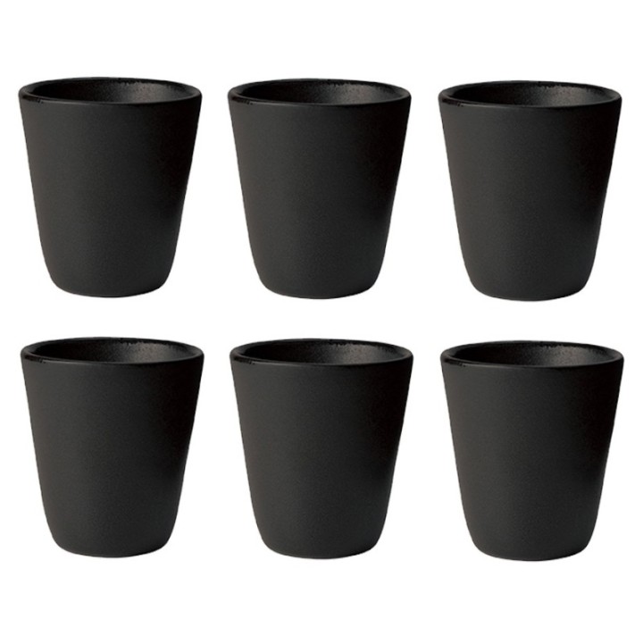 Aida RAW Thermal mugs 25 cl 6 pcs Titanium Black
