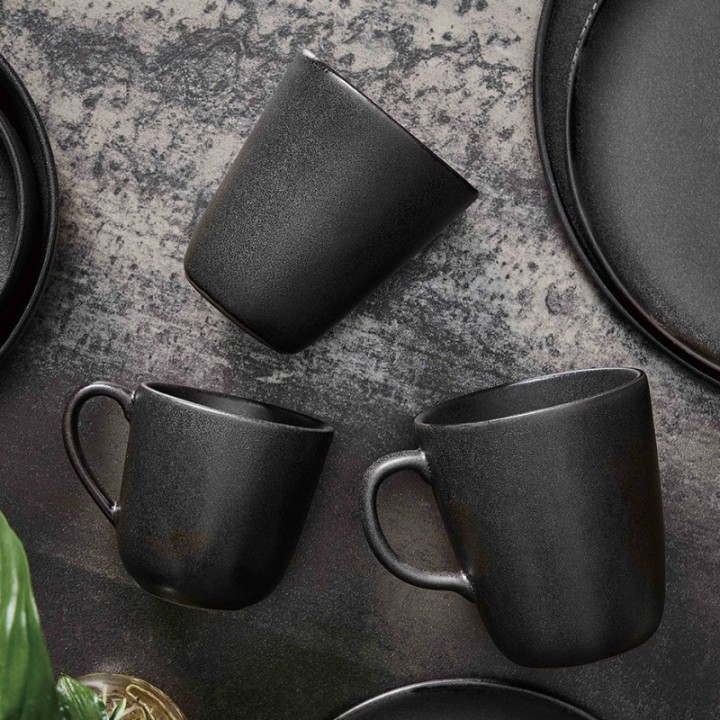 Aida RAW Thermal mugs 25 cl 6 pcs Titanium Black