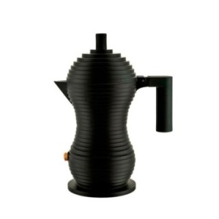 Alessi Pulcina 1-Cup Espresso Pot Black