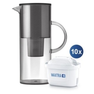 Stelton EM water filter jug, 2 L Smoke Incl. 10 Maxtra+ filters