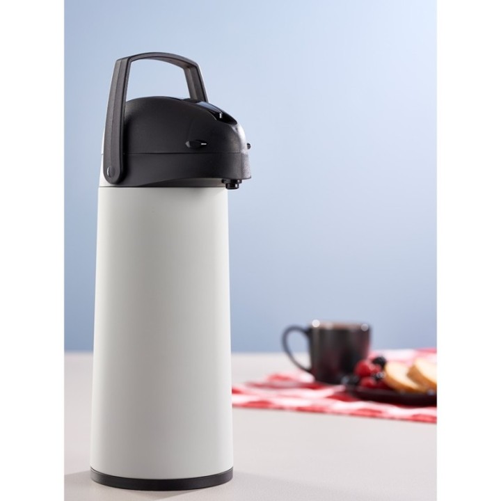 DAY Useful Everyday Thermos jug with pump 1.9 L Light Gray