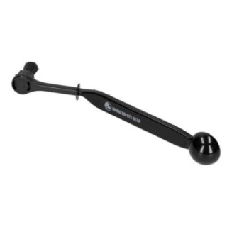 Rhino cleaning brush with scoop for group head