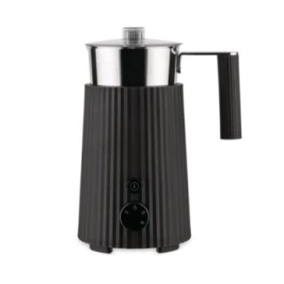 Alessi Plissé Pulcina Electric Milk Frother Black