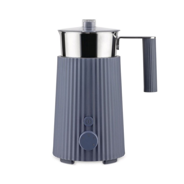 Alessi Plissé Pulcina Electric Milk Frother Grey