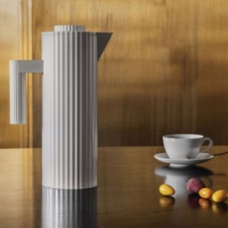Alessi Plissé Thermal Carafe 1L White