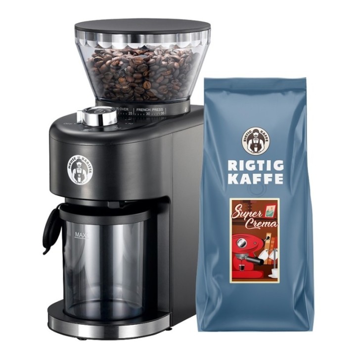 House of Barista Electric Deluxe Coffee Grinder Incl. 1kg Super Crema