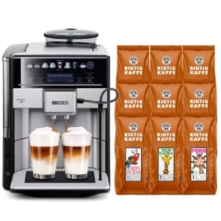 Siemens TE657313RW EQ6 s700 Incl. 9x400g world coffee