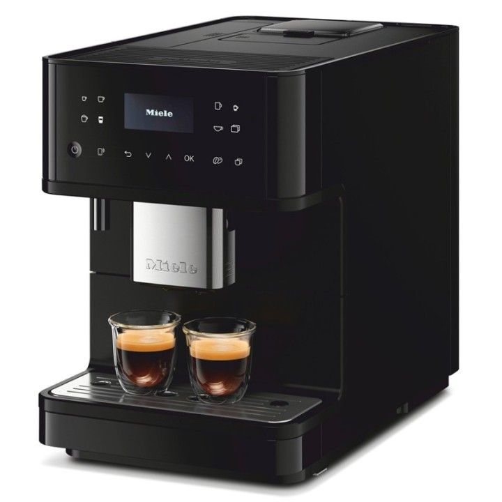 Miele CM 6560 MilkPerfection Obsidian Black PearlFinish Espresso Machine