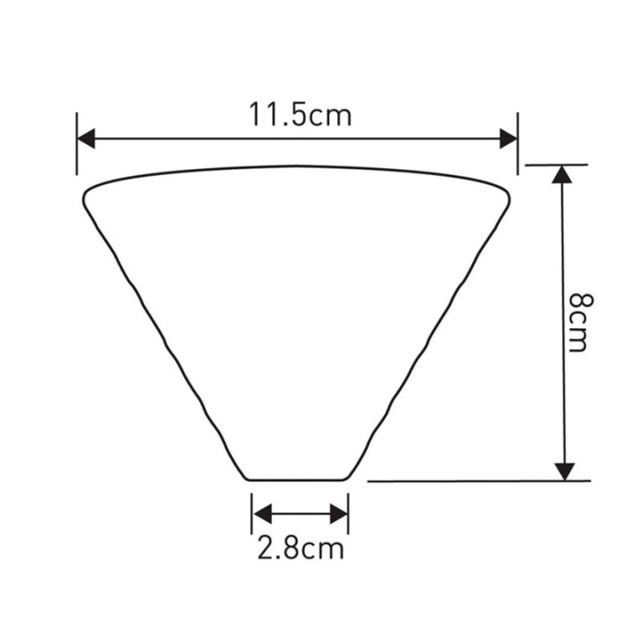 Loveramics Brewers Mellow Dripper Celadon Blue 2-Cup.